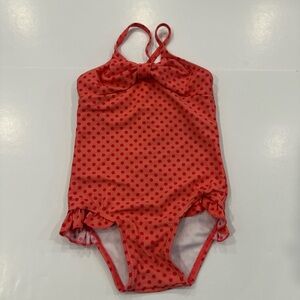4/20$ Joe Fresh Baby Toddler One Piece Swimsuit with Polka Dots size 18-24M